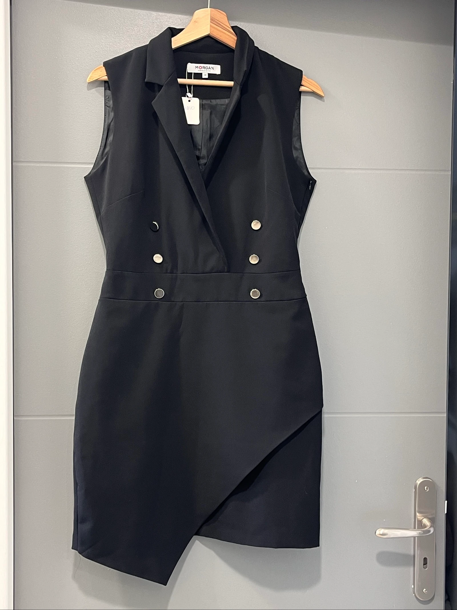 Robe tailleur noire Morgan / 181-RPOLO.F T38